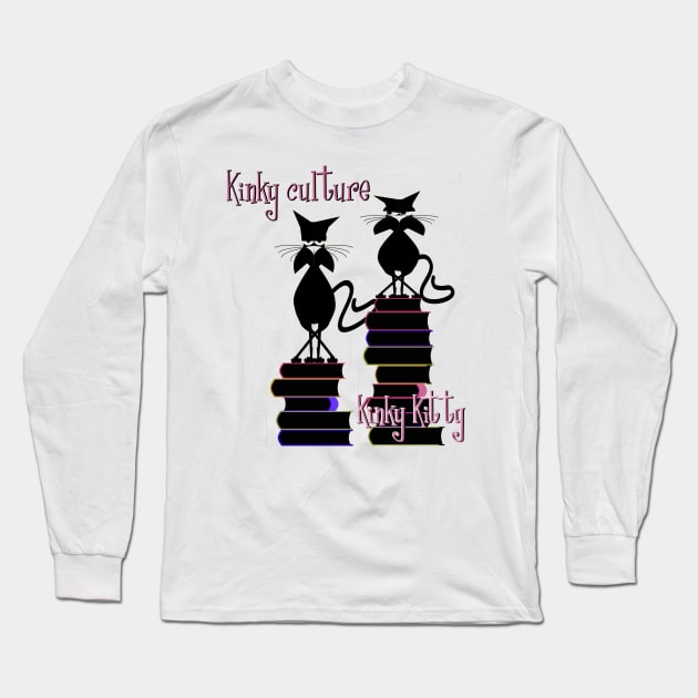 KINKY KITTY - Kinky Culture Long Sleeve T-Shirt by Kartoon